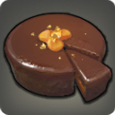 Lemon Curd Sachertorte A rich dark chocolate cake, topped with the perfect amount of tart lemon curd.